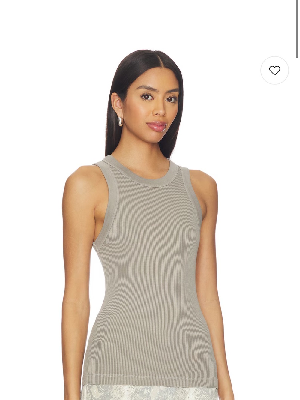 Ribbed Sleeveless Tank Top